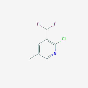 2-Chloro-3-(difluoromethyl)-5-methylpyridine