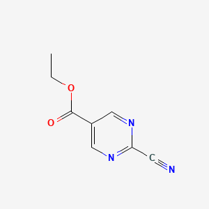 molecular formula C8H7N3O2 B1485067 Ethyl 2-Cyanopyrimidine-5-carboxylate CAS No. 2006277-94-5