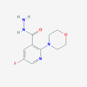 5-Fluoro-2-morpholinonicotinohydrazide
