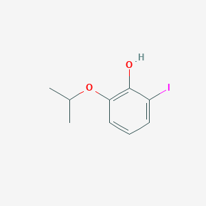 molecular formula C9H11IO2 B14850691 2-Iodo-6-isopropoxyphenol 