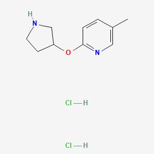 5-Methyl-2-(pyrrolidin-3-yloxy)pyridine dihydrochloride