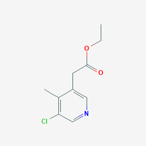 Ethyl 2-(5-chloro-4-methylpyridin-3-YL)acetate