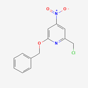 2-(Benzyloxy)-6-(chloromethyl)-4-nitropyridine