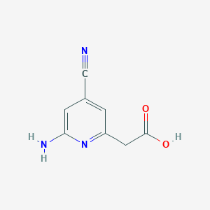 (6-Amino-4-cyanopyridin-2-YL)acetic acid