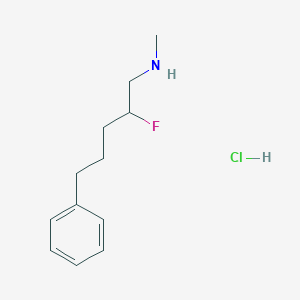 (2-Fluoro-5-phenylpentyl)(methyl)amine hydrochloride