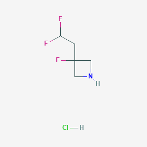 3-(2,2-Difluoroethyl)-3-fluoroazetidine hydrochloride