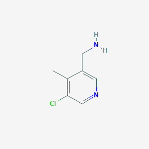 (5-Chloro-4-methylpyridin-3-YL)methylamine