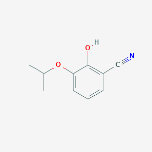 molecular formula C10H11NO2 B14850845 2-Hydroxy-3-isopropoxybenzonitrile 