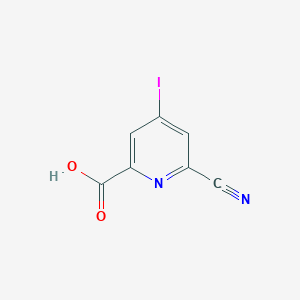 6-Cyano-4-iodopyridine-2-carboxylic acid