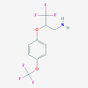 3,3,3-Trifluoro-2-(4-trifluoromethoxy-phenoxy)-propylamine