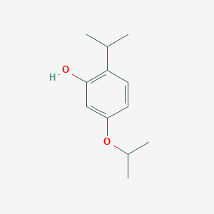 molecular formula C12H18O2 B14850886 5-Isopropoxy-2-isopropylphenol 