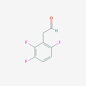 2,3-Difluoro-6-iodo-phenylacetaldehyde