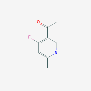 1-(4-Fluoro-6-methylpyridin-3-YL)ethanone