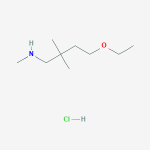 (4-Ethoxy-2,2-dimethylbutyl)(methyl)amine hydrochloride