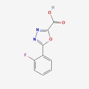 5-(2-Fluorophenyl)-1,3,4-oxadiazole-2-carboxylic acid