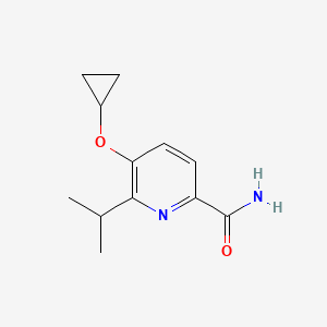 5-Cyclopropoxy-6-isopropylpicolinamide