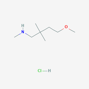 (4-Methoxy-2,2-dimethylbutyl)(methyl)amine hydrochloride