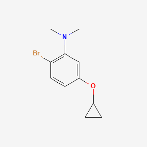 2-Bromo-5-cyclopropoxy-N,N-dimethylaniline