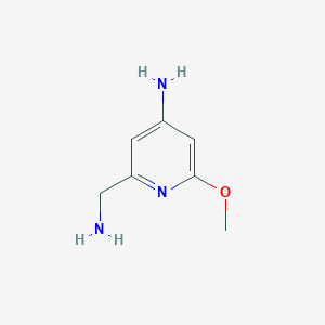 2-(Aminomethyl)-6-methoxypyridin-4-amine