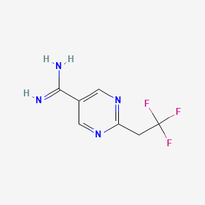 2-(2,2,2-Trifluoroethyl)pyrimidine-5-carboximidamide