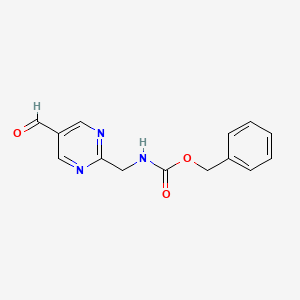 Benzyl ((5-formylpyrimidin-2-yl)methyl)carbamate