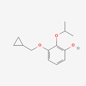 3-(Cyclopropylmethoxy)-2-isopropoxyphenol