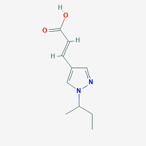 (2E)-3-[1-(butan-2-yl)-1H-pyrazol-4-yl]prop-2-enoic acid