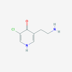 3-(2-Aminoethyl)-5-chloropyridin-4-OL