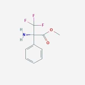 Methyl (2S)-2-amino-3,3,3-trifluoro-2-phenylpropanoate