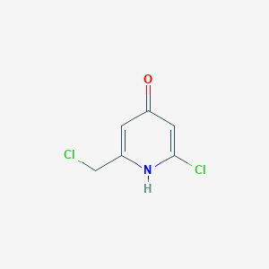 2-Chloro-6-(chloromethyl)pyridin-4-OL