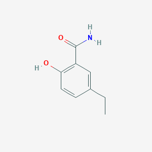 molecular formula C9H11NO2 B14851071 5-Ethyl-2-hydroxybenzamide 