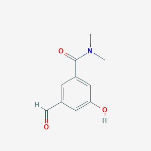 3-Formyl-5-hydroxy-N,N-dimethylbenzamide