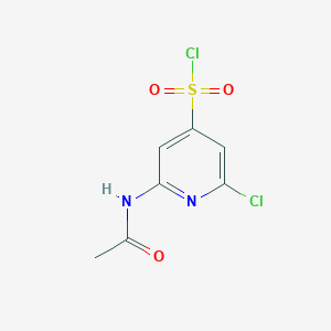 2-(Acetylamino)-6-chloropyridine-4-sulfonyl chloride