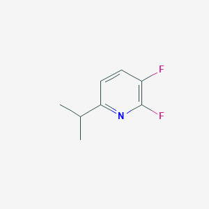 molecular formula C8H9F2N B14851101 2,3-Difluoro-6-isopropylpyridine 