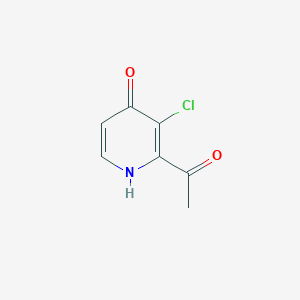 1-(3-Chloro-4-hydroxypyridin-2-YL)ethan-1-one