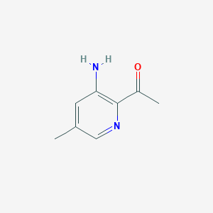 1-(3-Amino-5-methylpyridin-2-YL)ethanone