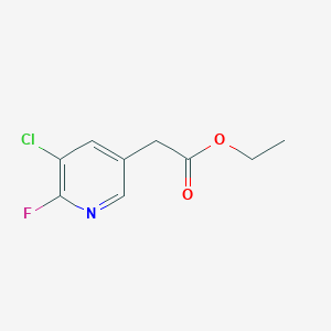 Ethyl 3-chloro-2-fluoropyridine-5-acetate