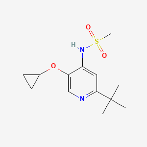 N-(2-Tert-butyl-5-cyclopropoxypyridin-4-YL)methanesulfonamide