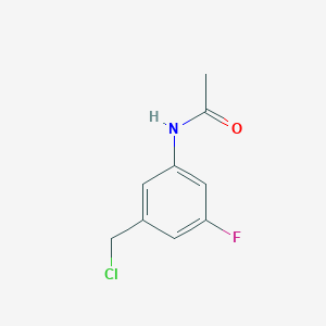 N-(3-(Chloromethyl)-5-fluorophenyl)acetamide