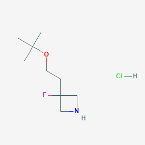 3-[2-(Tert-butoxy)ethyl]-3-fluoroazetidine hydrochloride