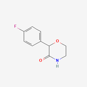 2-(4-Fluorophenyl)morpholin-3-one