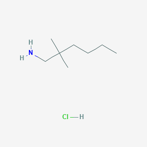 2,2-Dimethylhexan-1-amine hydrochloride