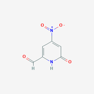 6-Hydroxy-4-nitropicolinaldehyde