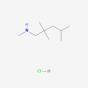 molecular formula C9H22ClN B1485120 Methyl(2,2,4-trimethylpentyl)amine hydrochloride CAS No. 2098025-83-1