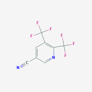 5,6-Bis-trifluoromethyl-nicotinonitrile