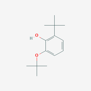 molecular formula C14H22O2 B14851283 2-Tert-butoxy-6-tert-butylphenol 