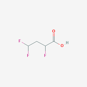 molecular formula C4H5F3O2 B1485130 2,4,4-Trifluorobutanoic acid CAS No. 2090174-41-5