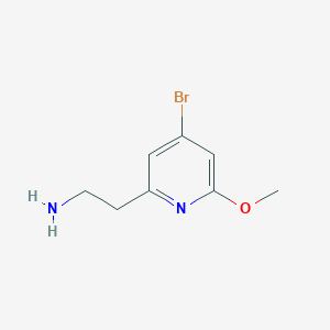 2-(4-Bromo-6-methoxypyridin-2-YL)ethanamine