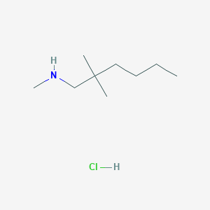 molecular formula C9H22ClN B1485132 (2,2-Dimethylhexyl)(methyl)amine hydrochloride CAS No. 2097980-92-0