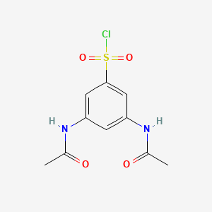 3,5-Bis(acetylamino)benzenesulfonyl chloride